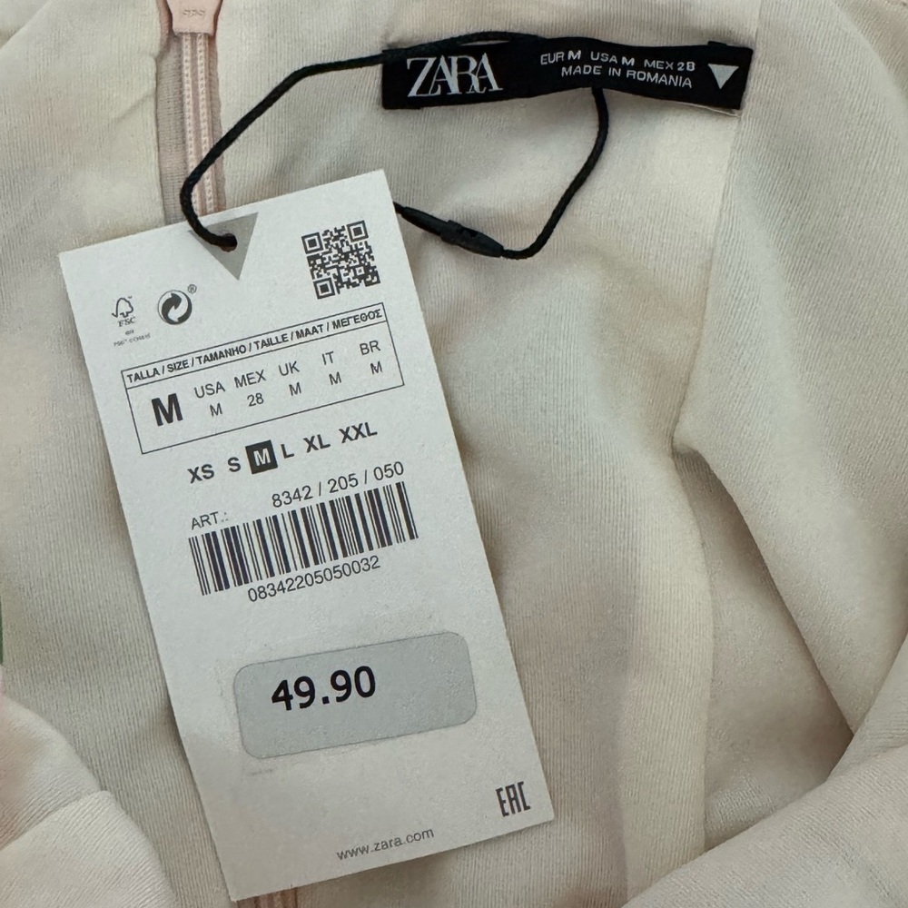 Zara Floral Mini Dress in Pink and Purple, Women’s M - Picture 6 of 6